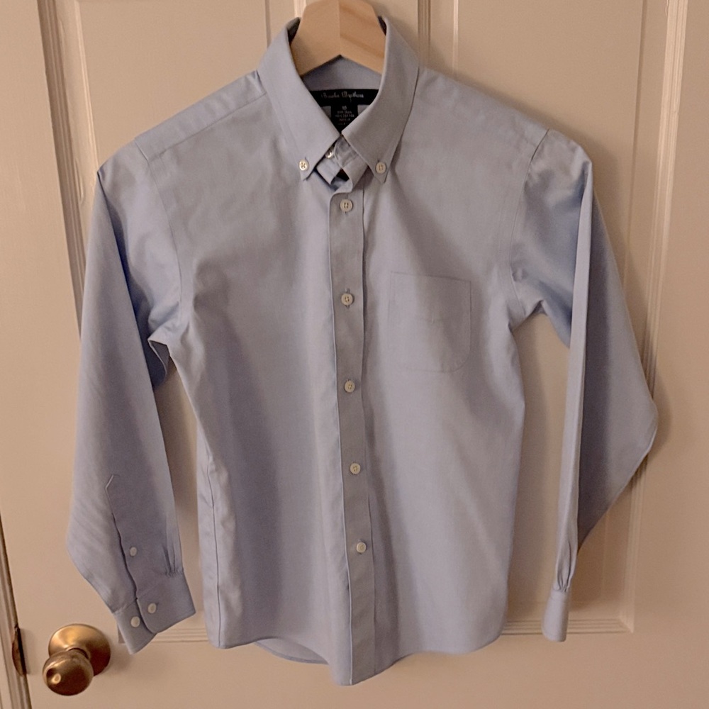 Boys Brooks Brothers Sky Blue Dress Shirt